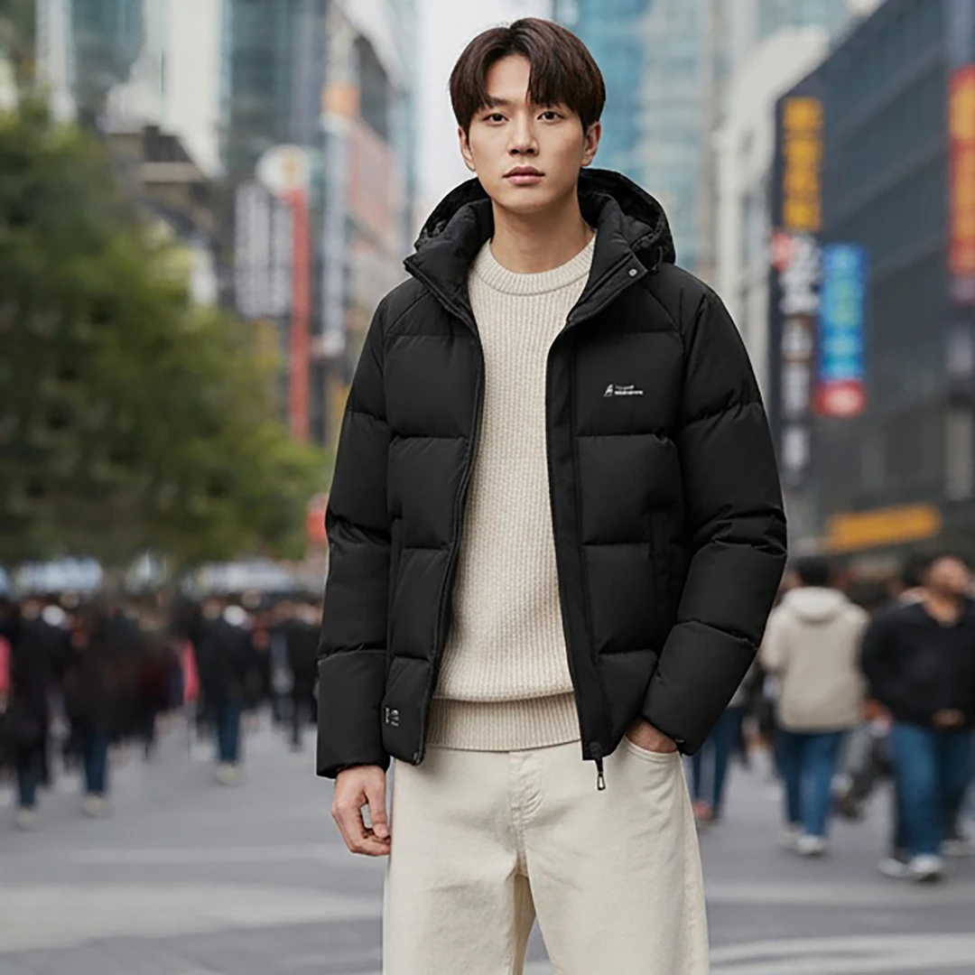 男士2025冬季加棉加厚棉服时尚休闲外套冬装棉袄面包服