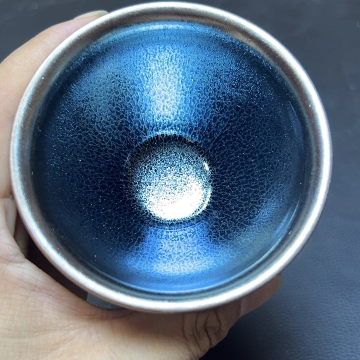 茶盏建盏蓝麒麟8.7口径
