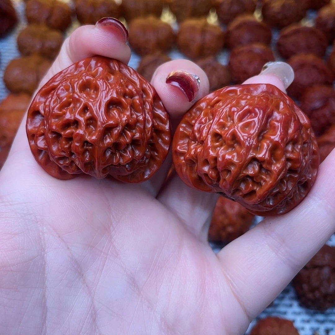 桃核吊坠文玩核桃 手把件 宫灯 40