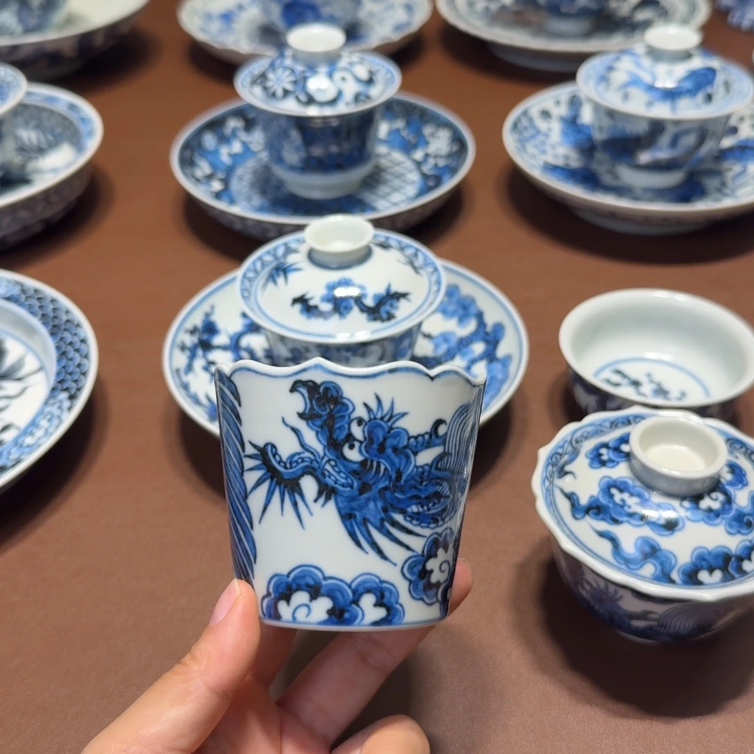 手工手绘茶具微瑕