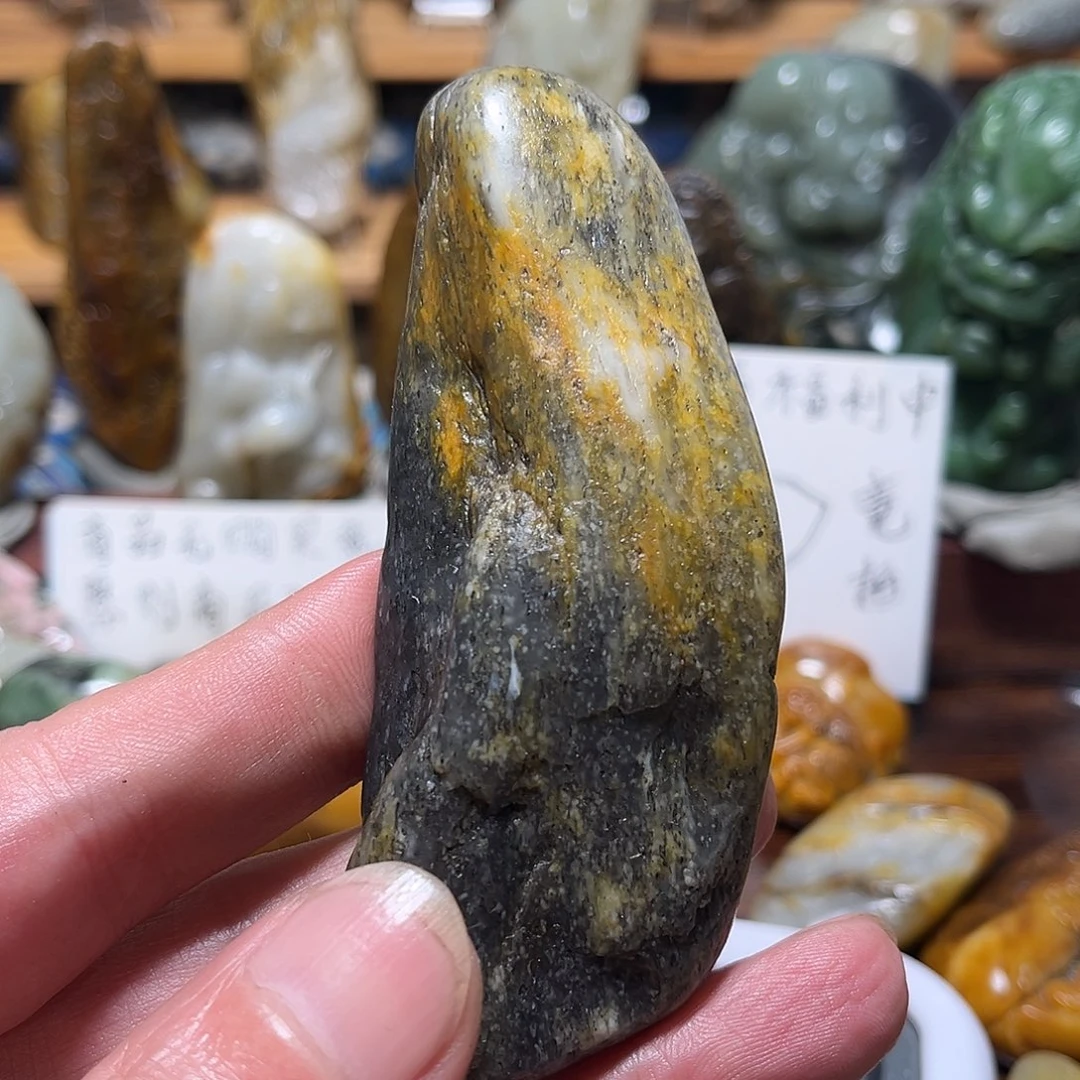 和田玉（子料）未镶嵌玉牌从*