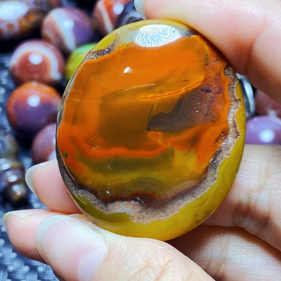 未镶嵌颈饰玛瑙/玉髓笨*孩