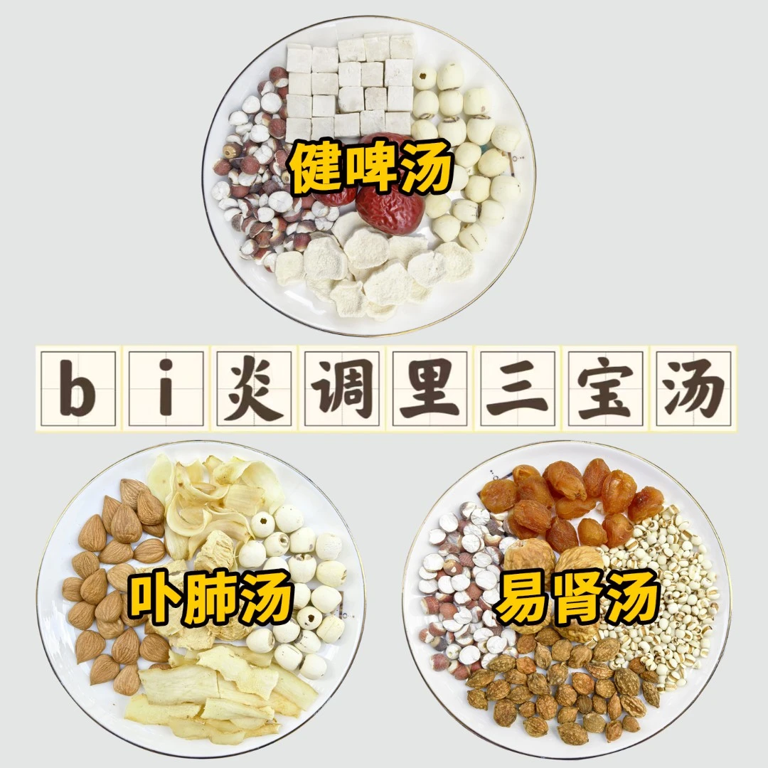 王峰主任同款鼻子三宝汤四神汤煲汤材料包山药莲子儿童炖鸡鸽子汤