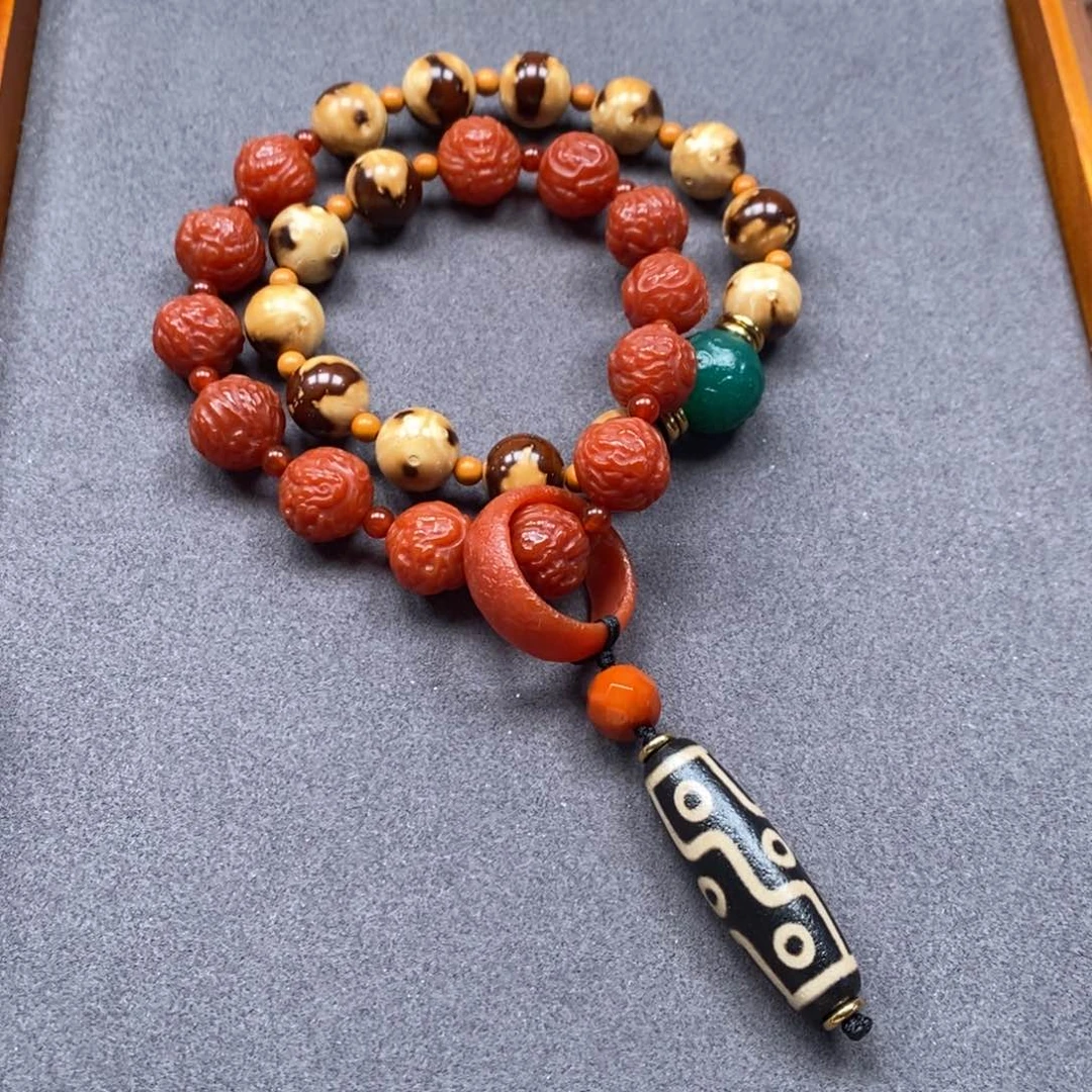 菩提把件未镶嵌紫金鼠