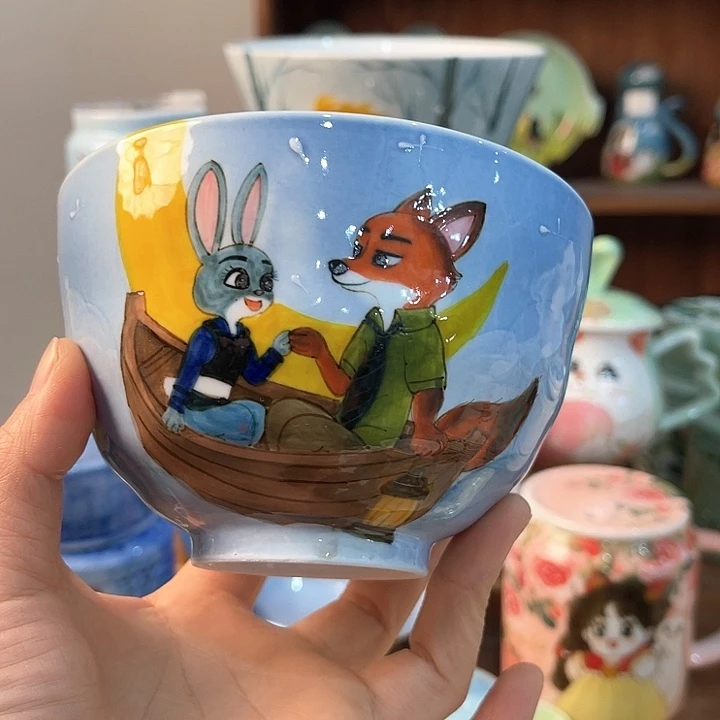 陶景德镇釉下手绘陶瓷