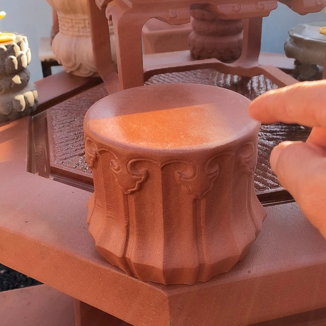 水***鹃品格石器石头花盆