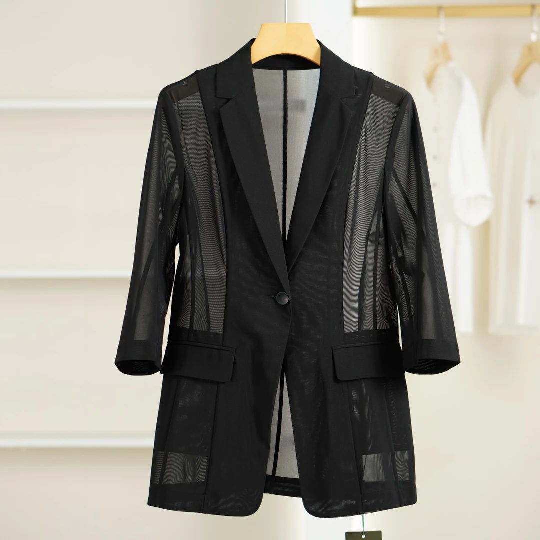 麦迪尚品【曼】（褪色瑕疵）5052626 夏季时尚透气西服外套品牌撤柜