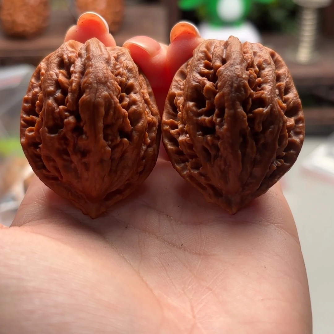 把件文玩核桃小娃娃瑕140