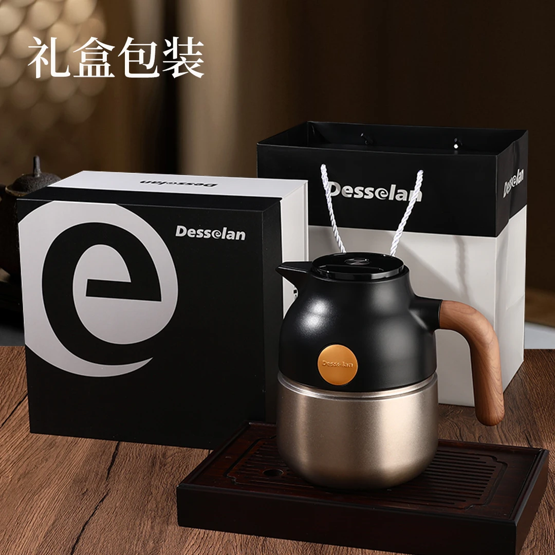 第一代Desselan（活氢小分子）茶格纯钛壶泡茶保温24H水壶焖茶钛壶