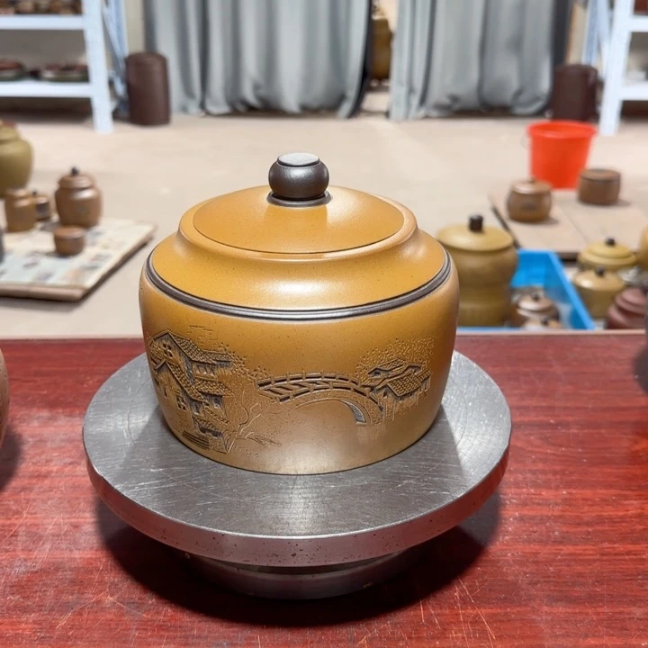 紫砂茶叶罐。。。。。。。。。。