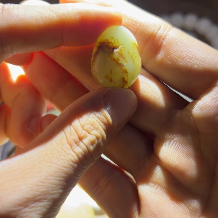 颈饰未镶嵌和田玉（糖玉）