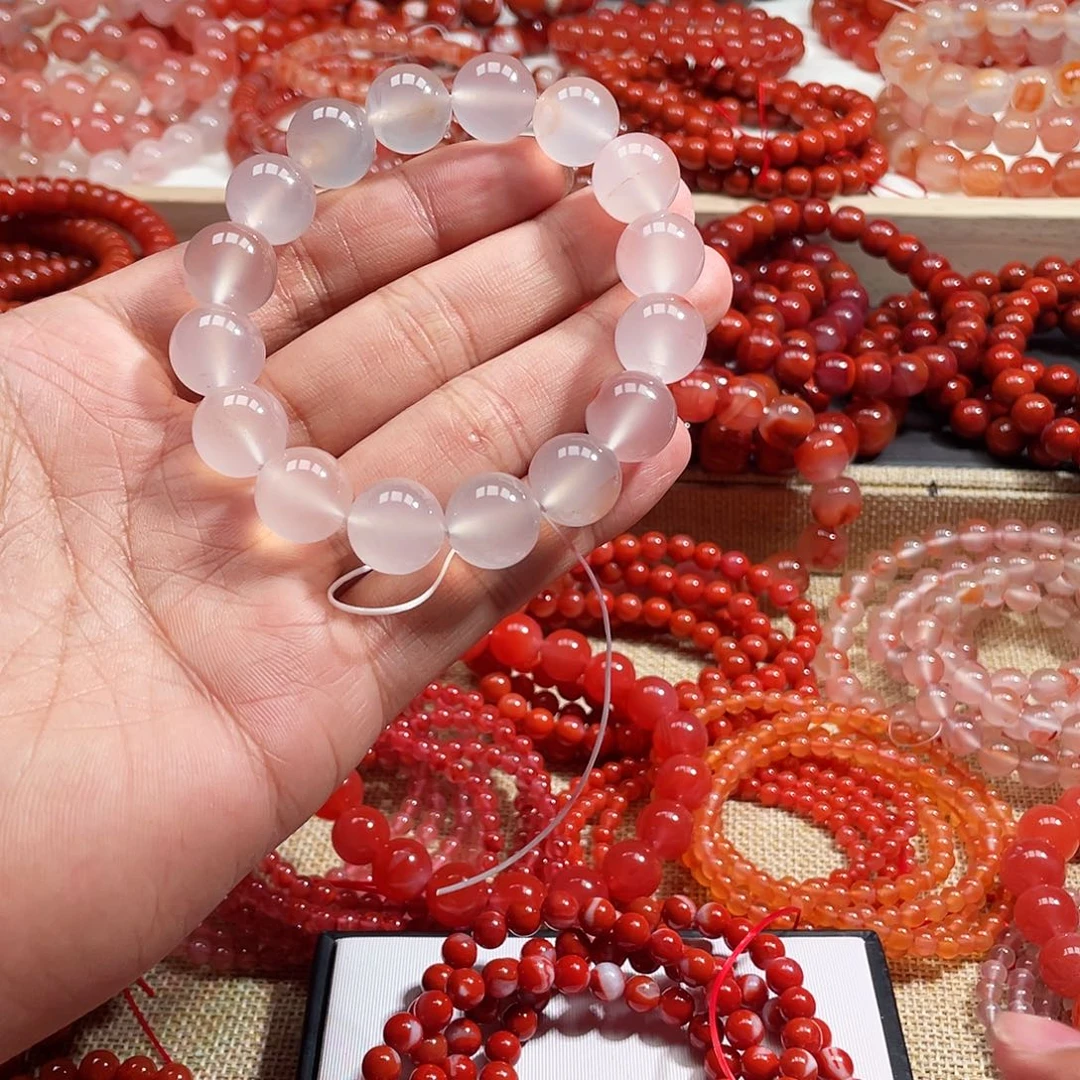 蔚***手链未镶嵌南红玛瑙