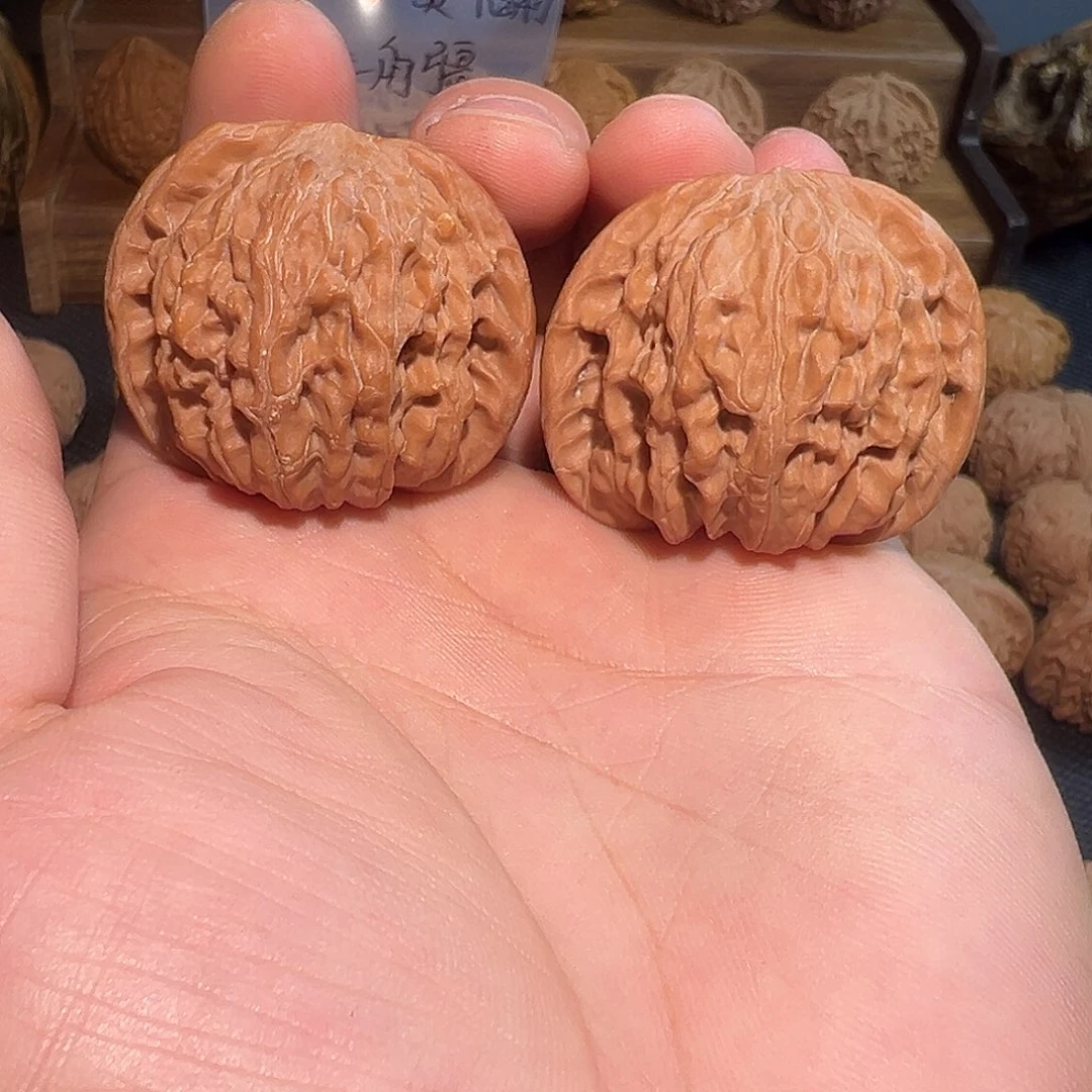 ****淏把件文玩核桃全品40尺磨盘