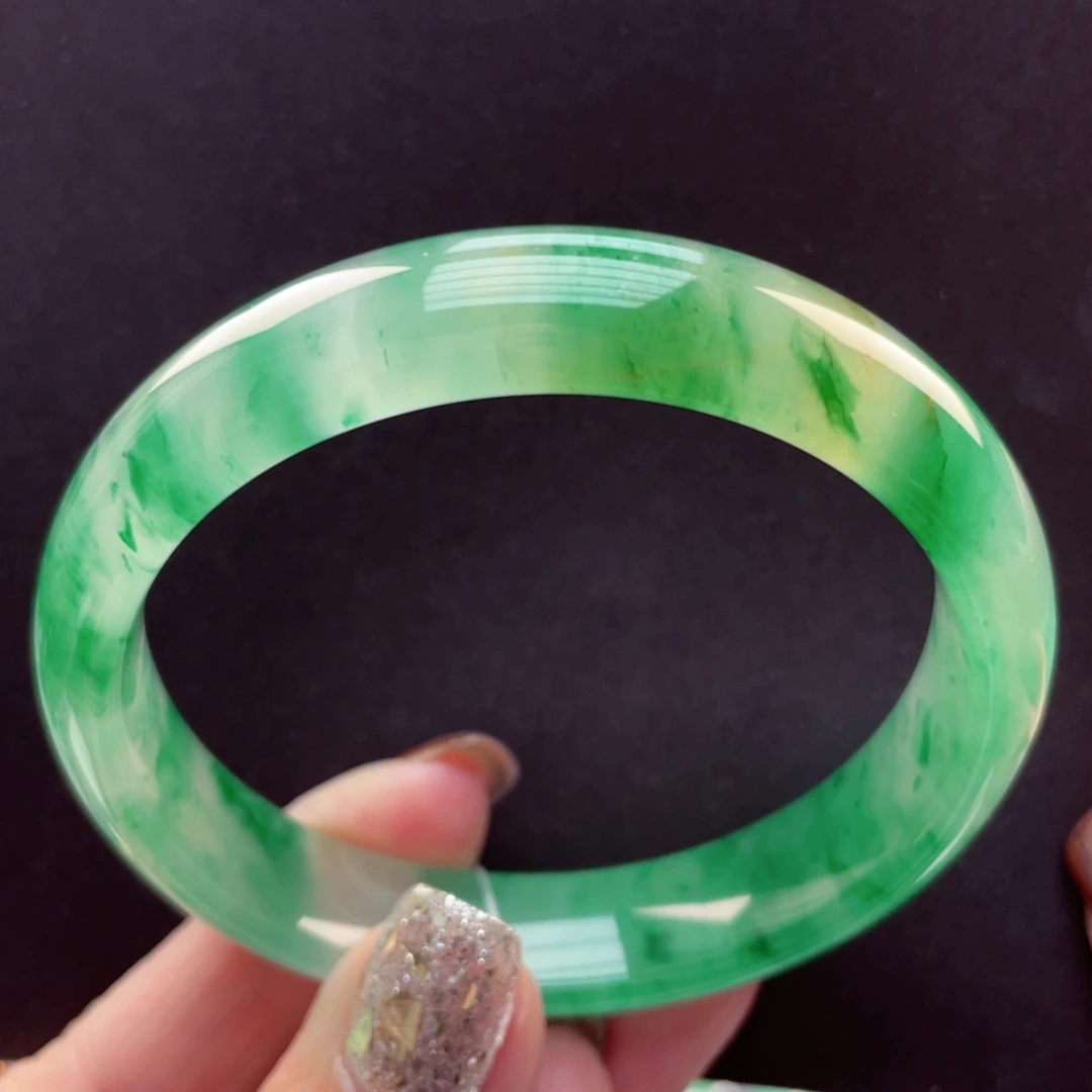 石英质玉未镶嵌手镯56-57