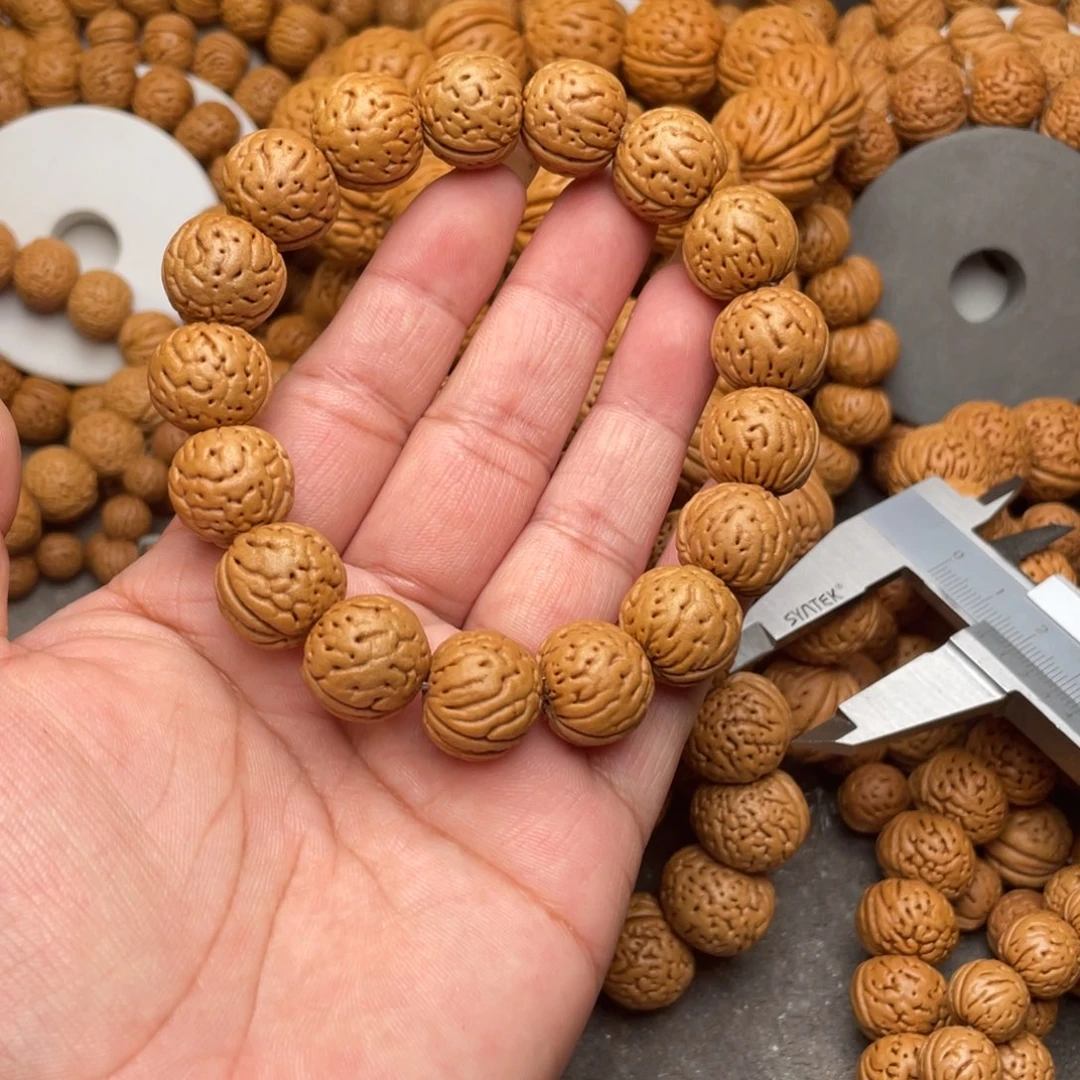 绯***夜桃核手串桃核金丹闪38