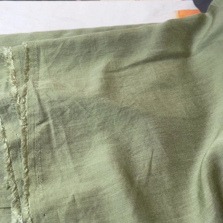 棉混纺军绿人鱼姬2米