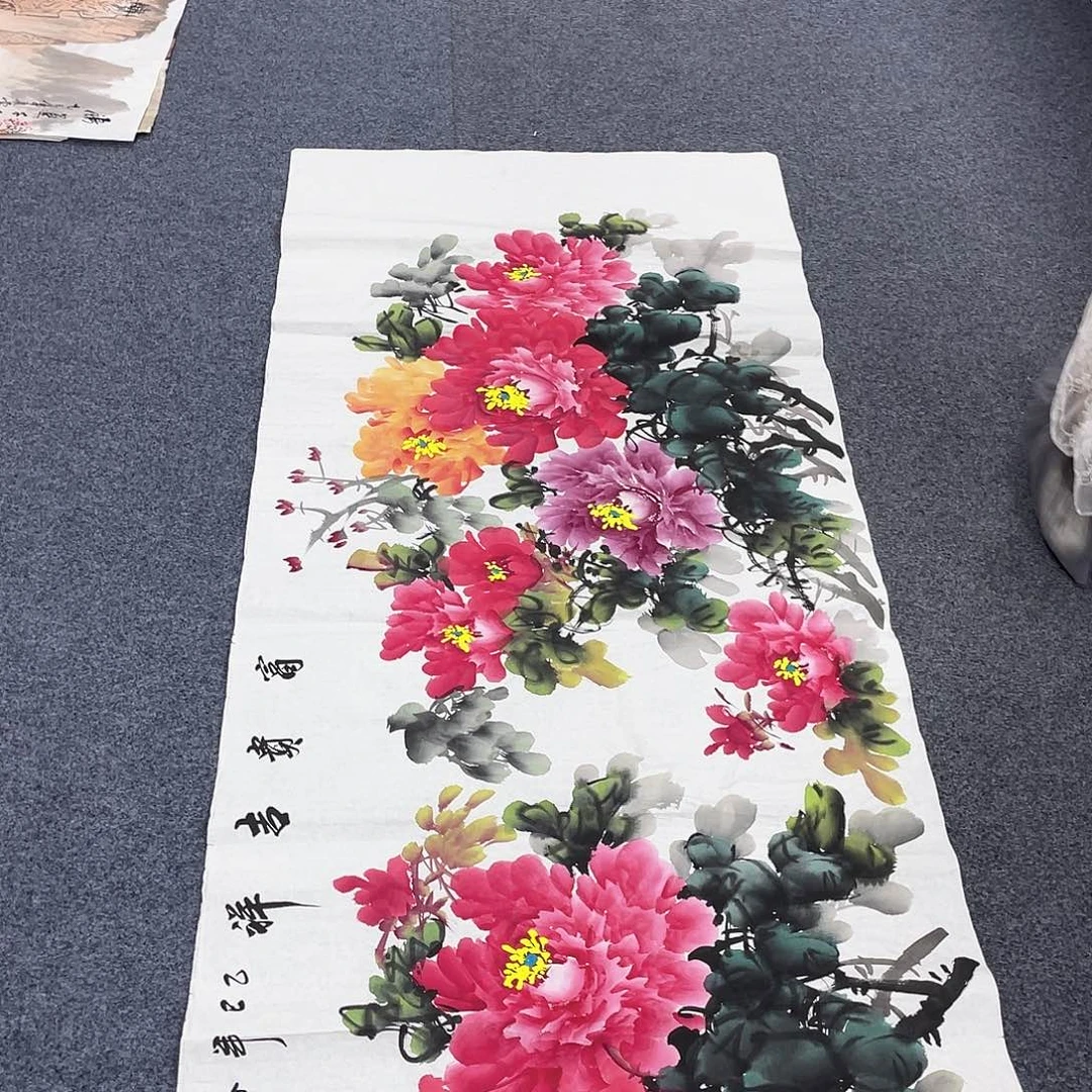 国画作品小姐姐放漏…