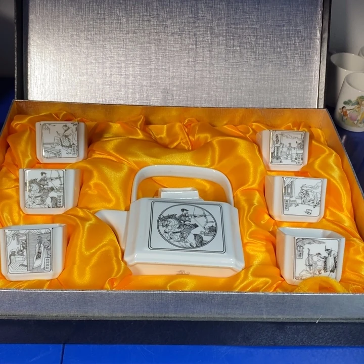 瓷片磁州窑骨质瓷茶具