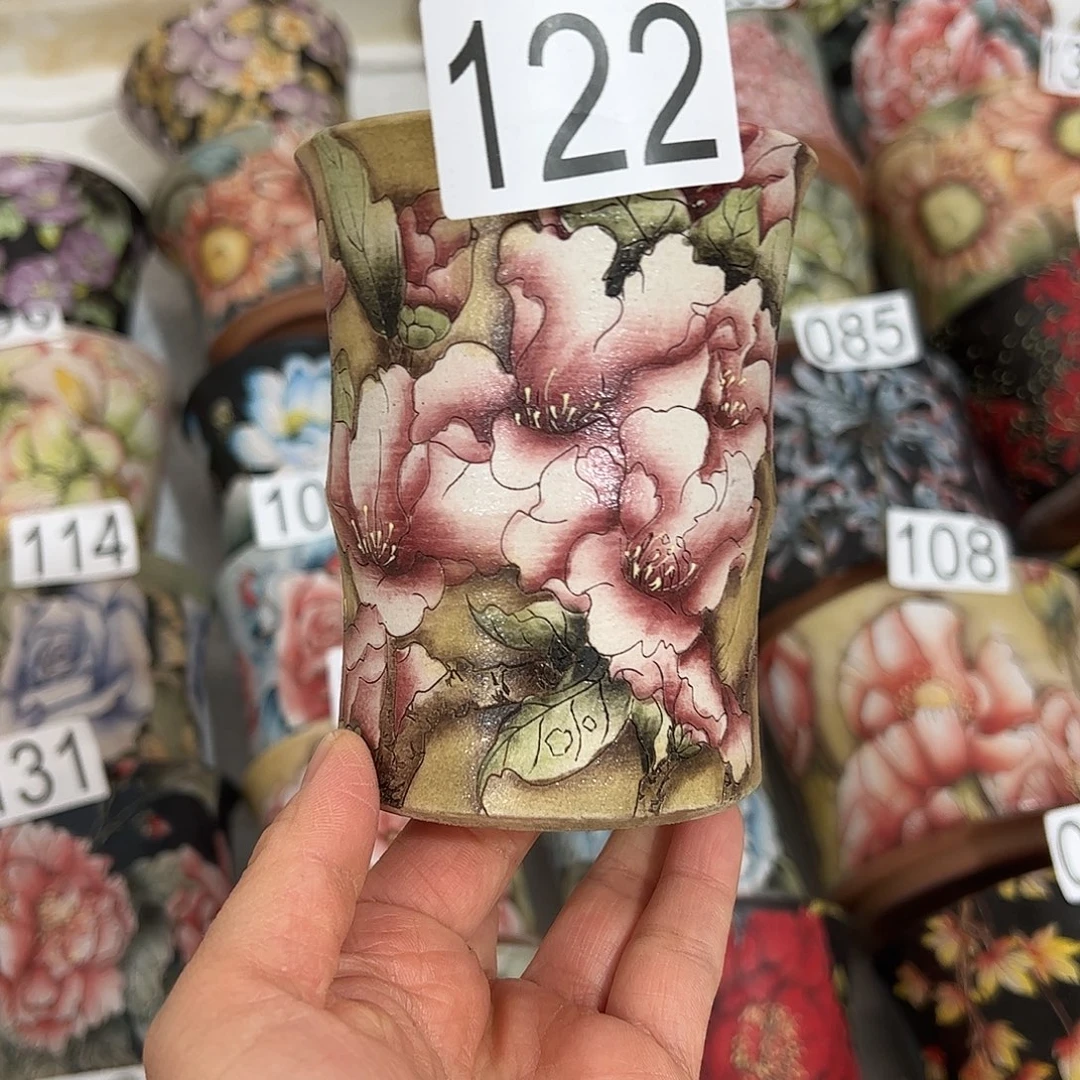 景德镇炫彩手绘口8高11