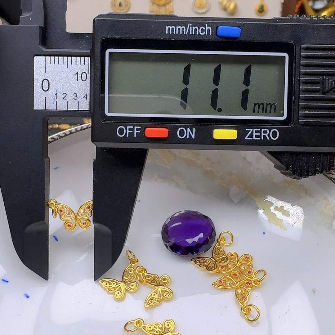 紫晶颈饰银S925镶嵌紫水晶925镶嵌91