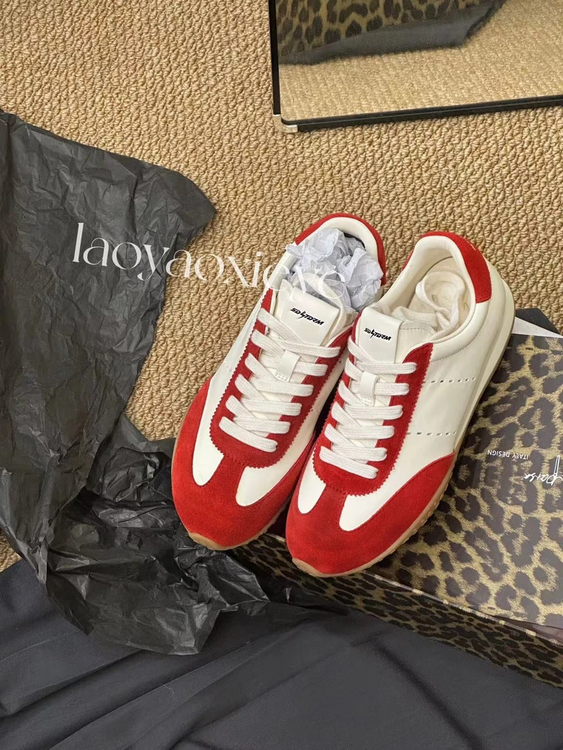 【高品质羊里羊垫】华夫阿甘鞋女鞋双层鞋底百搭夏季