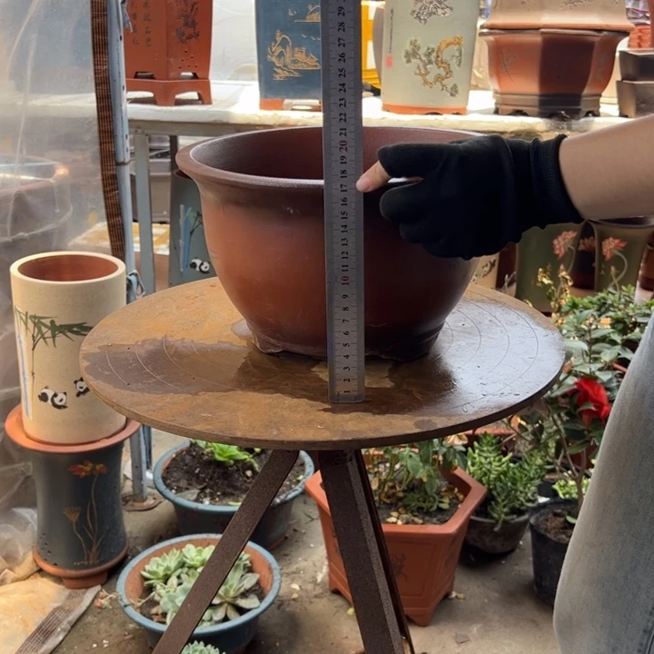 宜兴紫砂花盆30紫气东来