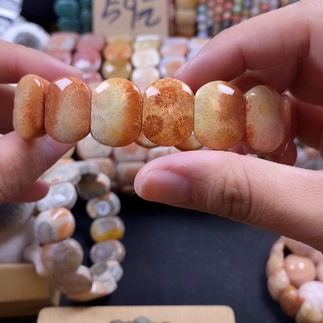 硅化珊瑚（珊瑚玉）未镶嵌运费98