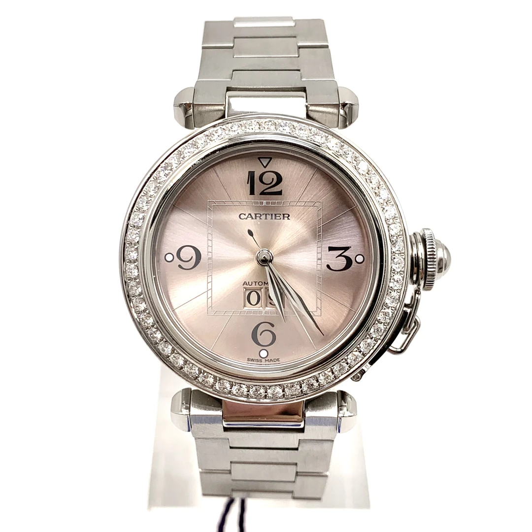 99新 Cartier/卡地亚 帕莎系列/自动机械/表径35mm/女表