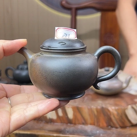 孤***狼戬谷龙窑柴烧茶壶21