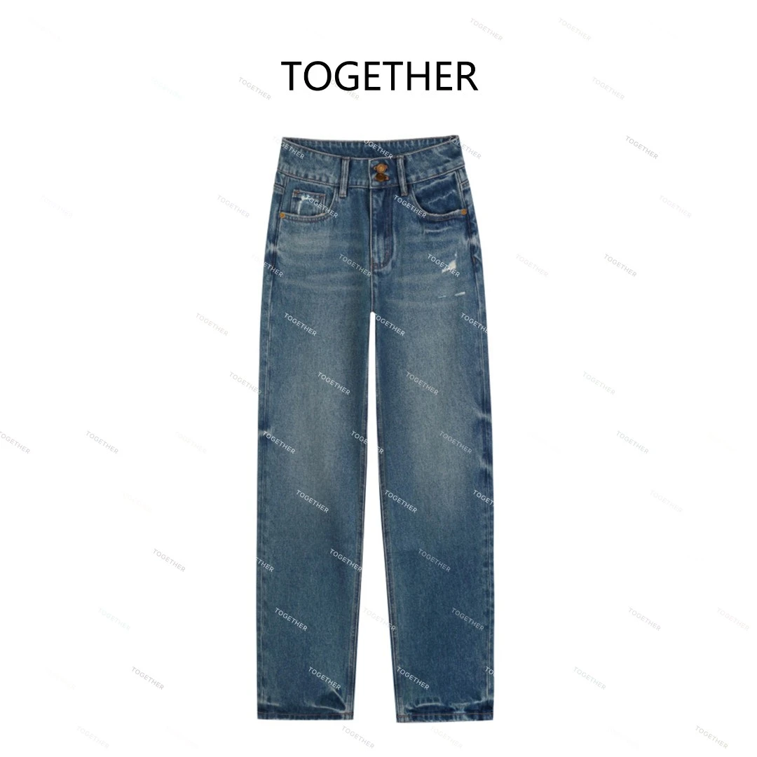 【TOGETHER】无弹哈伦牛仔裤Q5115