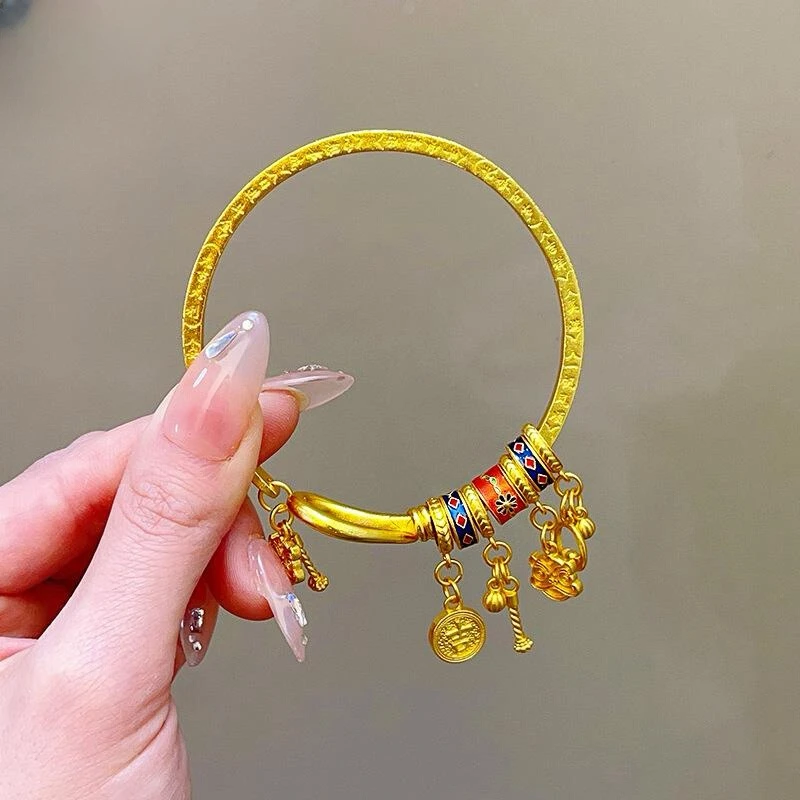 【清货专属链接】SZ1130 多宝醒狮手镯 四方聚财手镯