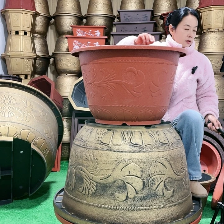探***n圆盆红色六零四个