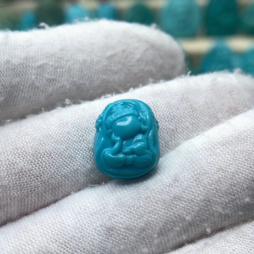 未镶嵌绿松石颈饰卡11.7-14-9