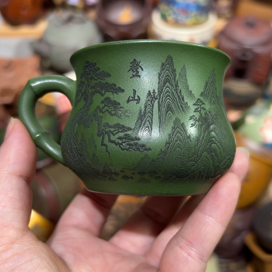 紫砂茶杯宜兴紫砂主人杯