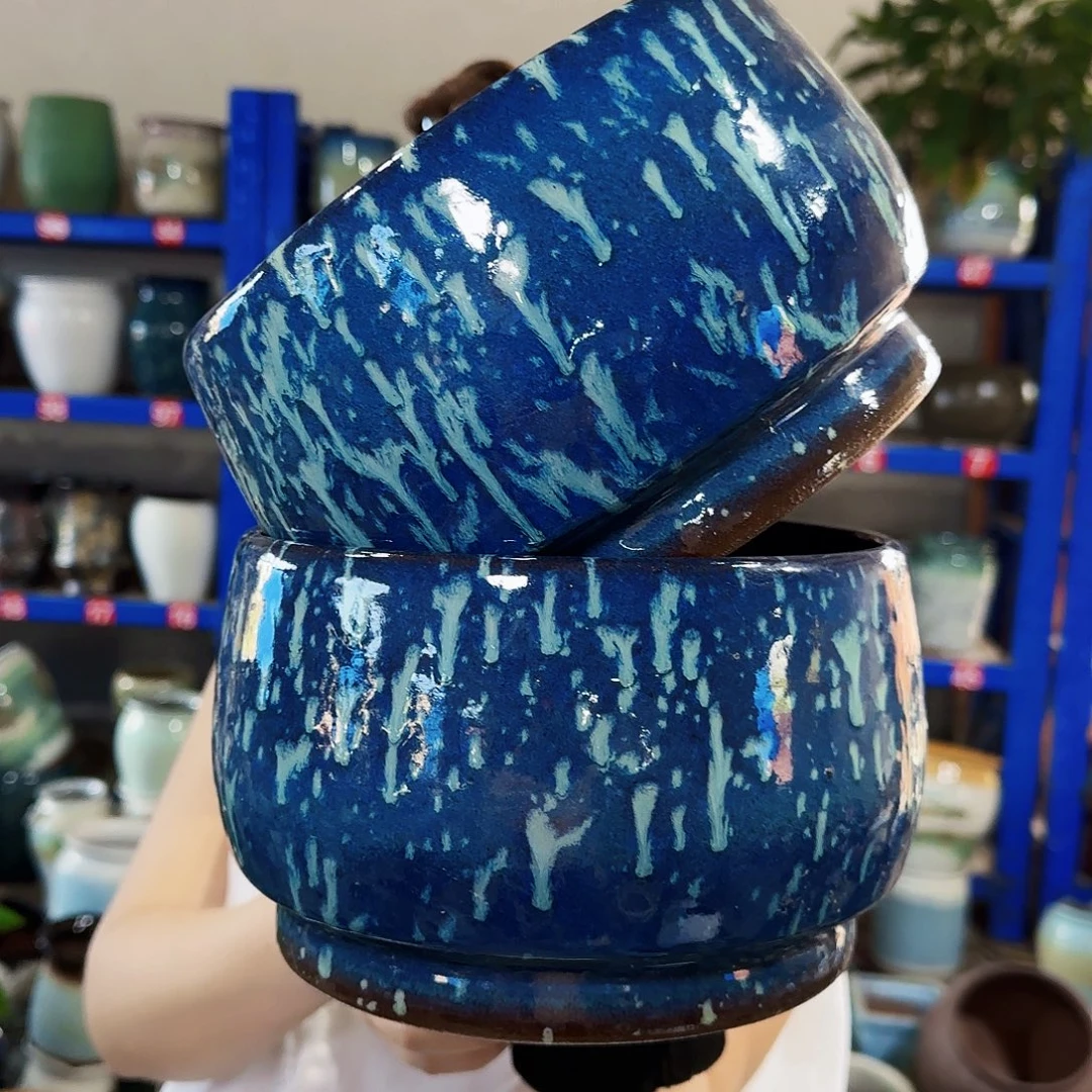 花盆紫砂高13口20