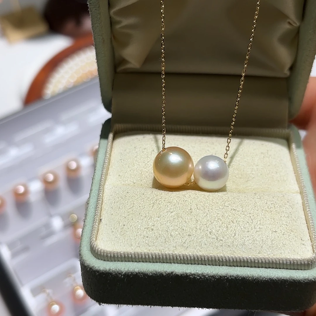 淡水珍珠颈饰银S925镶嵌