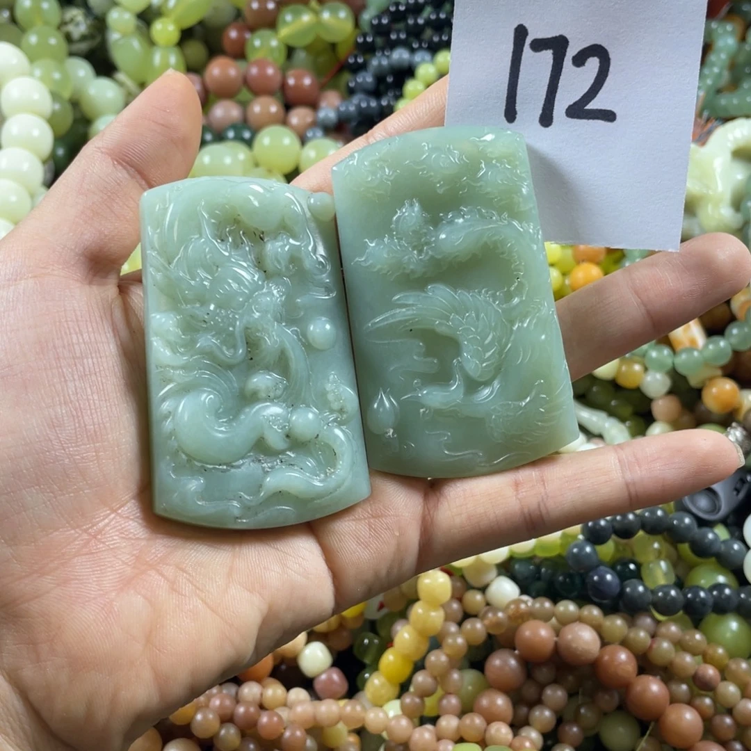 未镶嵌蛇纹石玉手链