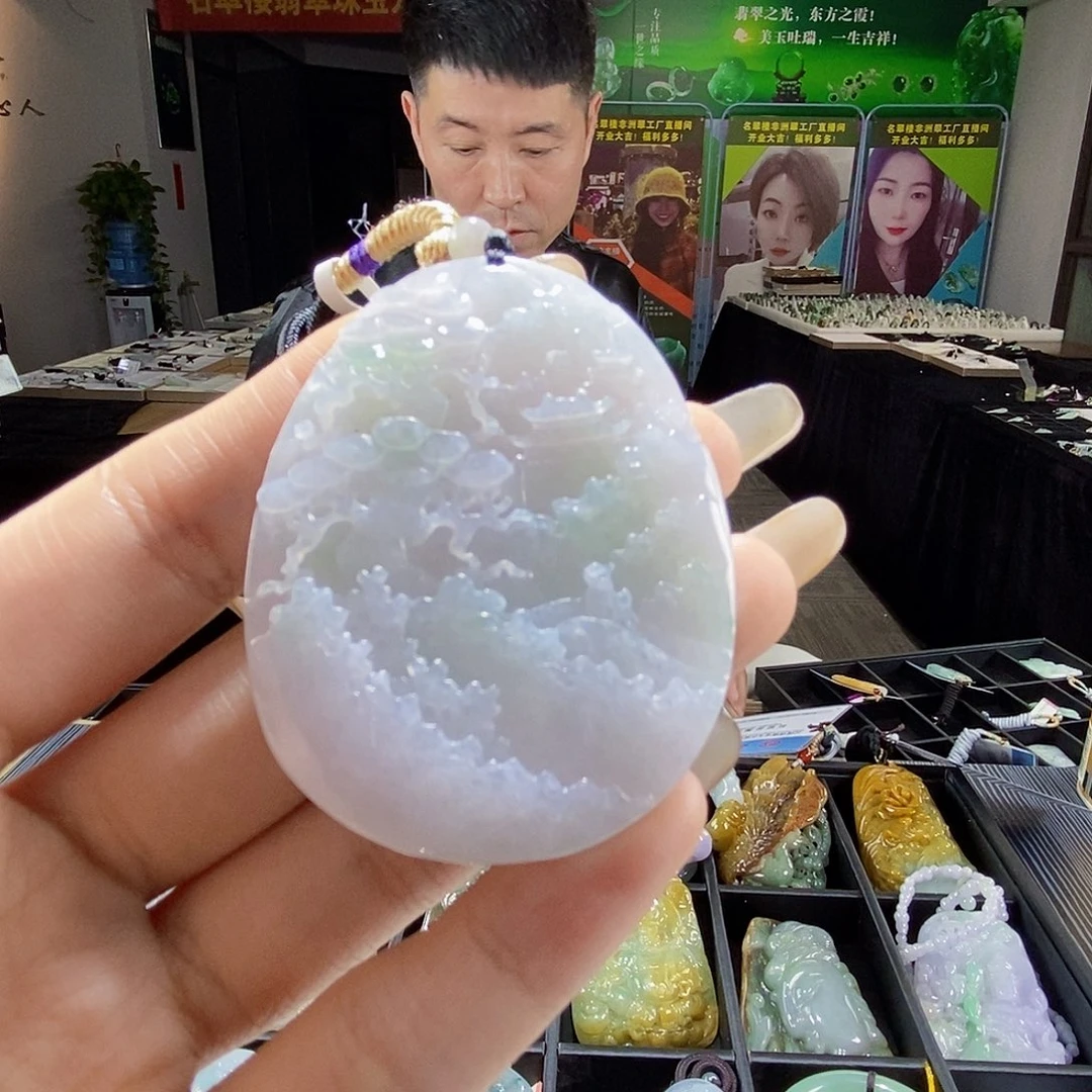 颈饰未镶嵌翡翠翡翠