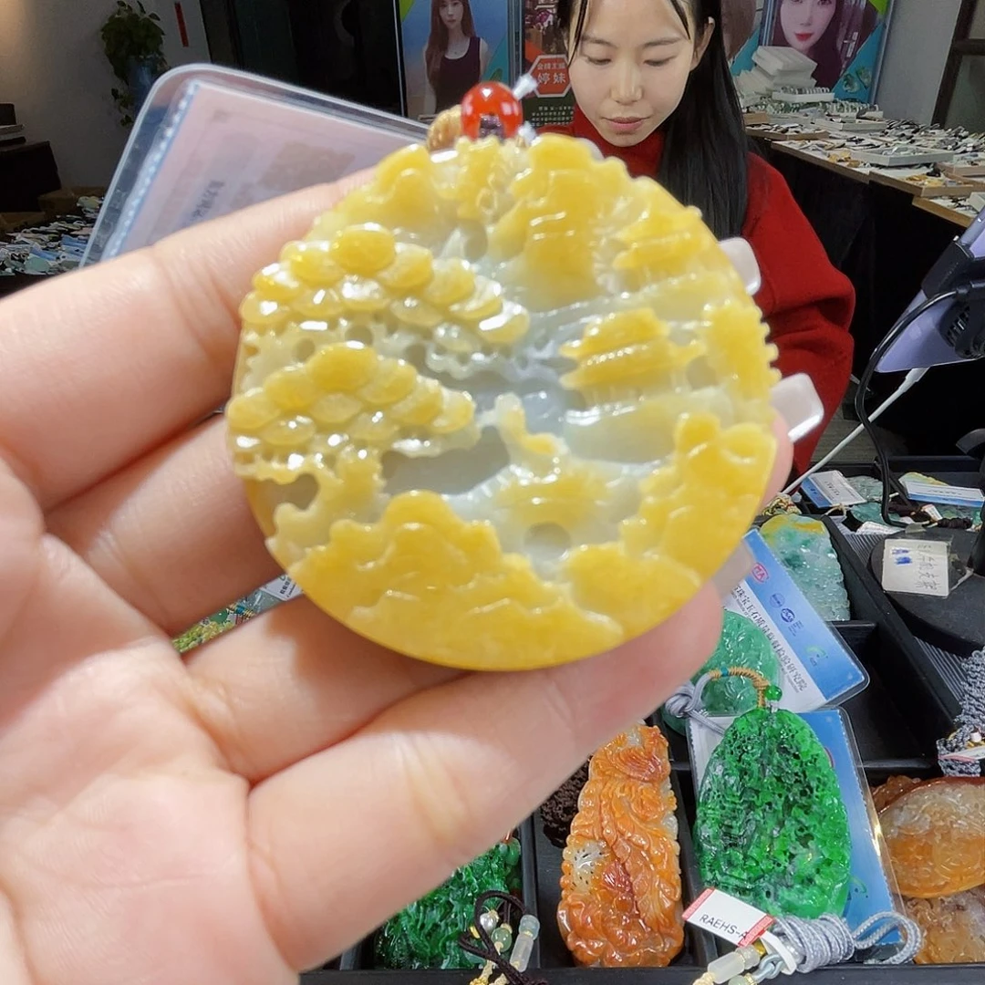 颈饰未镶嵌翡翠一