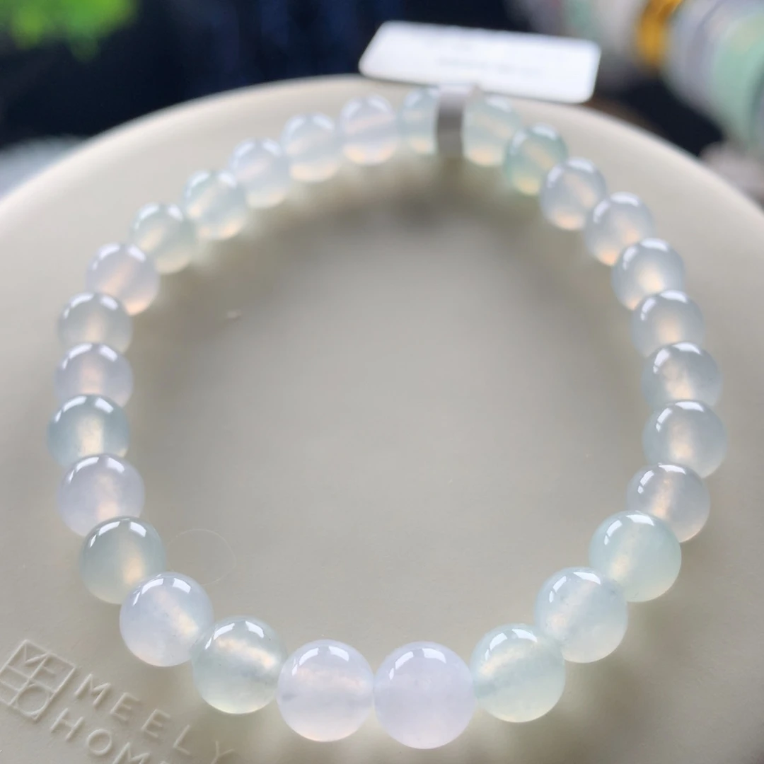 翡翠未镶嵌手链卡6.5