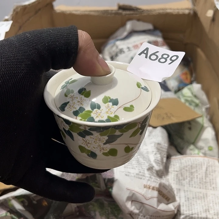 瓷片茶摆件工艺品摆件666