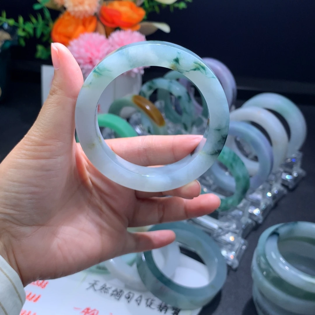定制翡翠未镶嵌天然缅甸翡翠缅甸a货翡翠手镯