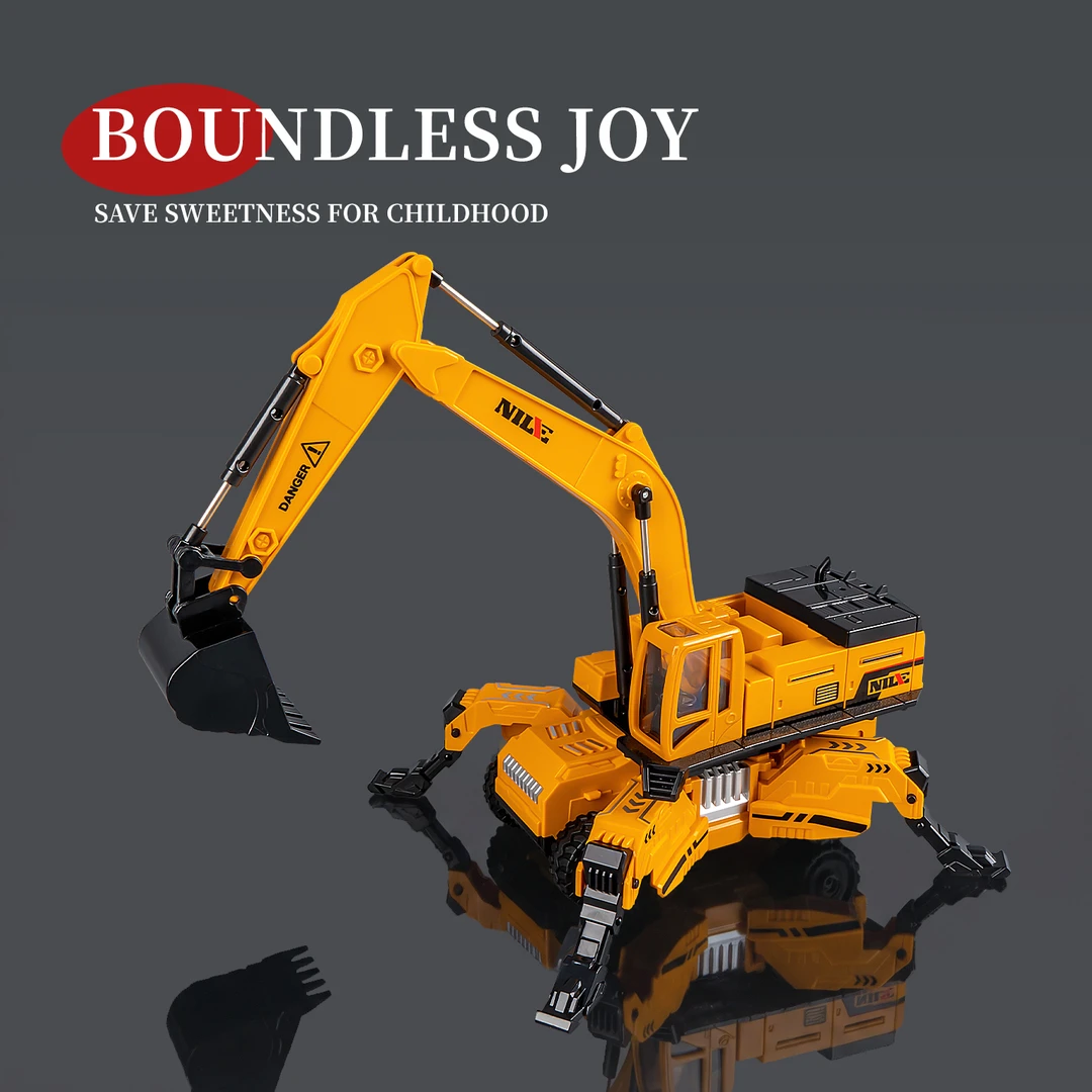 挖掘机玩具车大号男孩子3-6岁工程车套装宝宝惯性挖土机2025新款