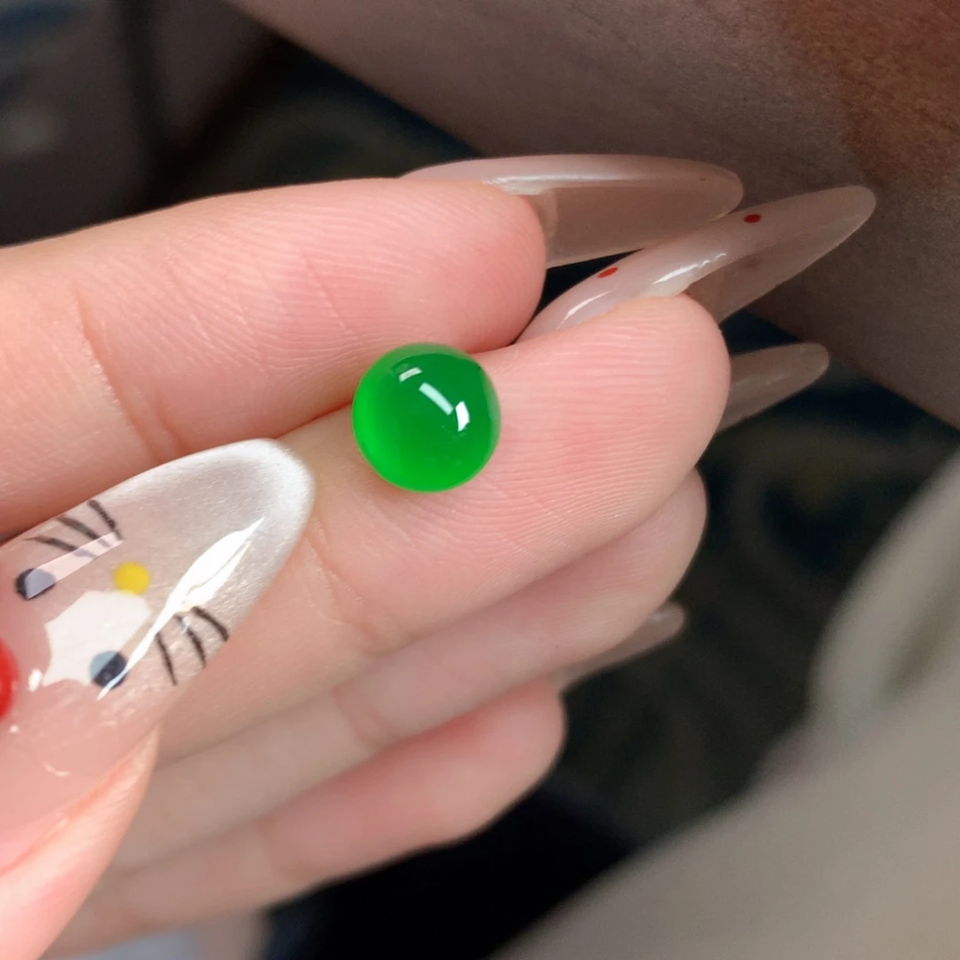 翡翠裸石7.13/4.43翡翠翡翠