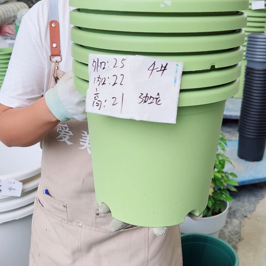瑕疵四季盆4#果绿色6个无托