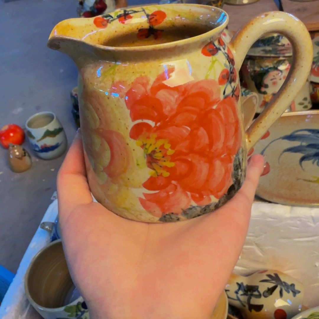 瓷片景德镇陶瓷手工手绘