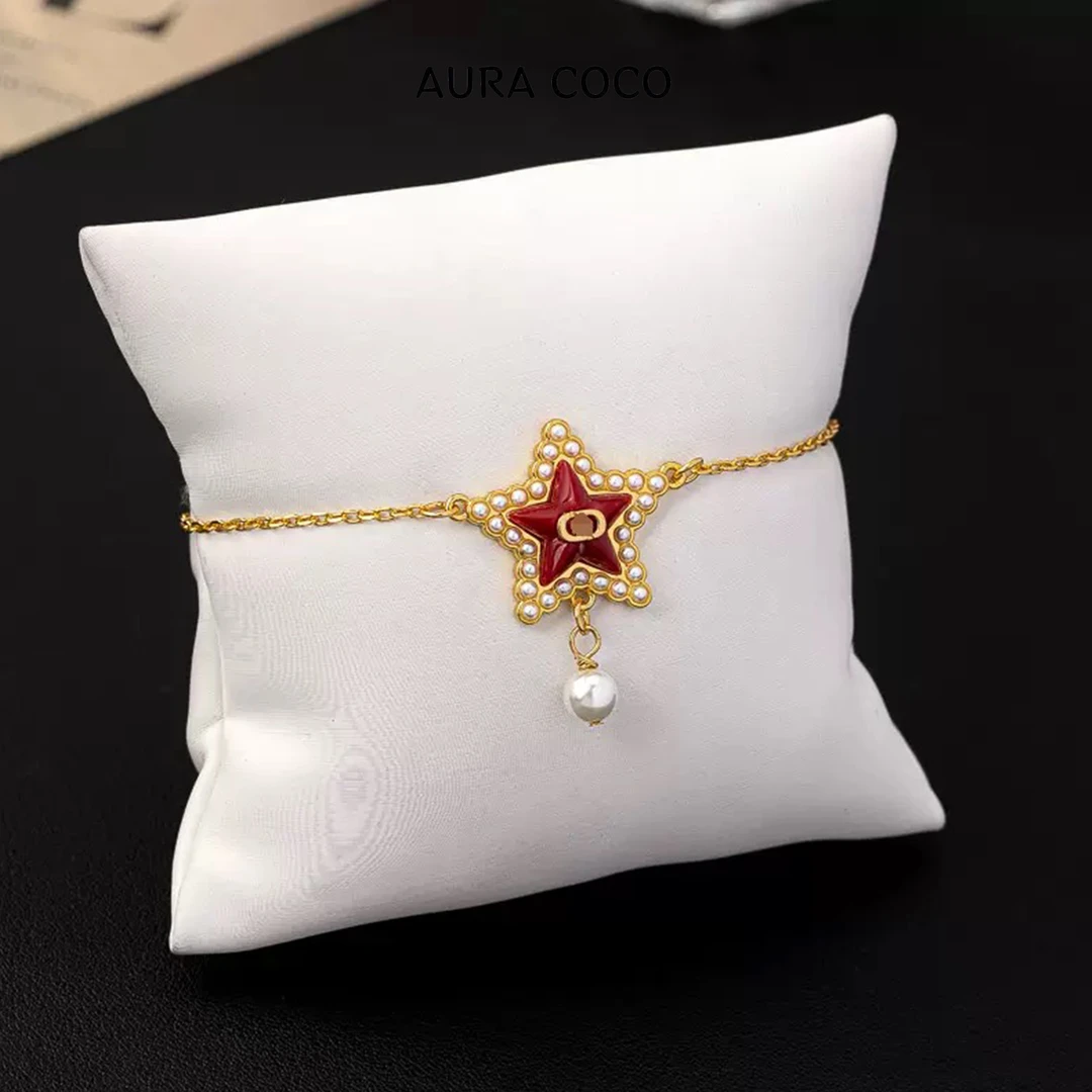 COCO高定 镀K金 星星五角星手链 手链XMA1003