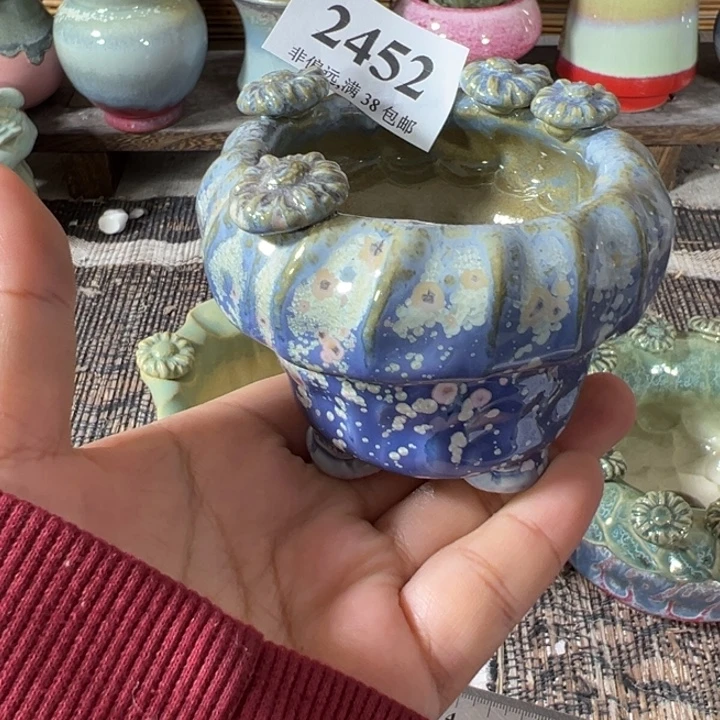 口5.5 手工花盆满30包邮