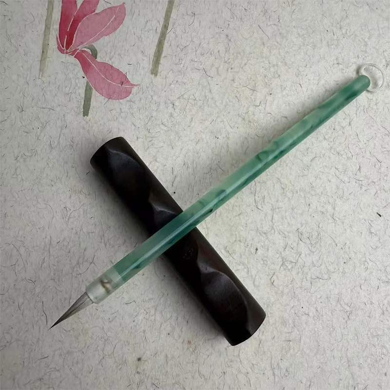 [柳谷]九紫一羊小楷出峰1.8cm直径0.5cm毛笔