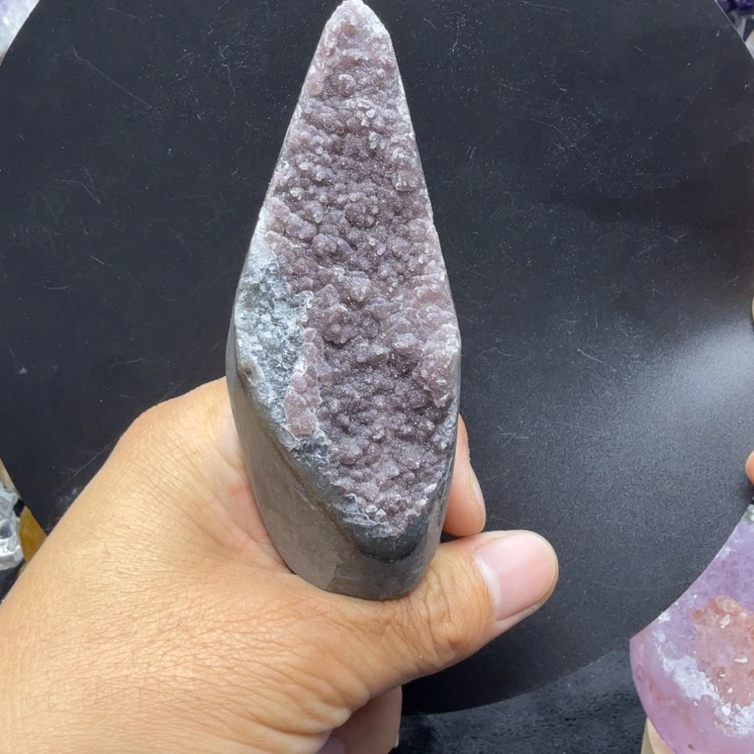 珠宝半成品未镶嵌紫晶